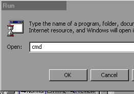 run command from start menu